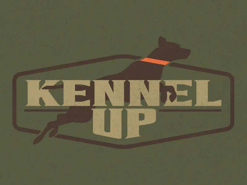 Stylish Kennel Website Logo Design