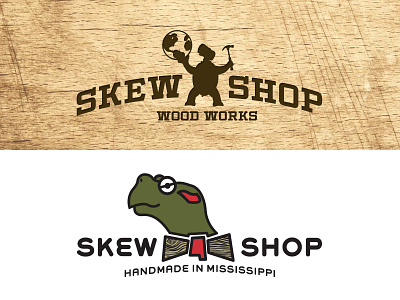 Skew Shop Logo logo smallbusiness turtle