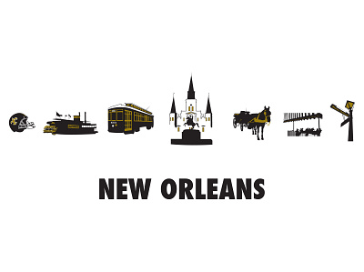 New Orleans Pattern icons new orleans pattern