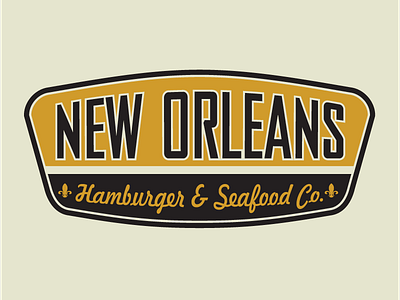 New Orleans Hamburger And Seafood hamburger new orleans restaurant retro seafood