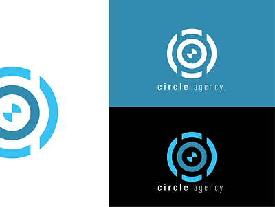 Circle agency logo branding design graphic design logo