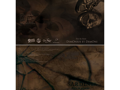 Dimonius et Demoni cd layout alessio granella calligraphy cd design jato jatonez layout