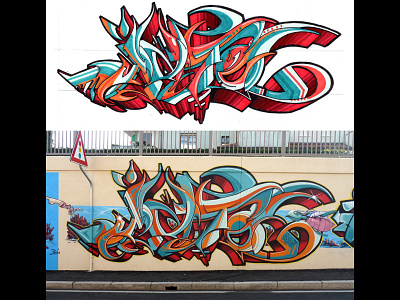 From sketch 2 Wall design graffiti handletters handstyle jato jatonez lettering letters sketch spray writing