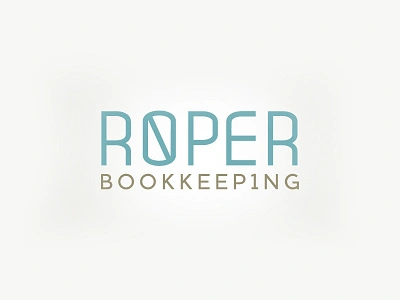 Roper Bookkeeping logo numbers