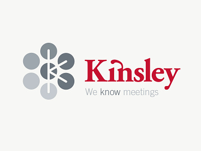 Kinsley Meetings identity logo