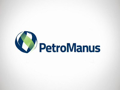 PetroManus identity logo oil