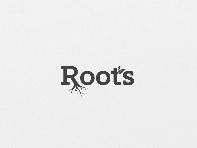 Roots Software branding earth logo root software