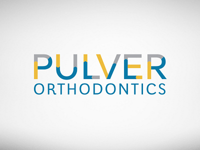 Pulver Orthodontics branding dental logo ortho parts segments