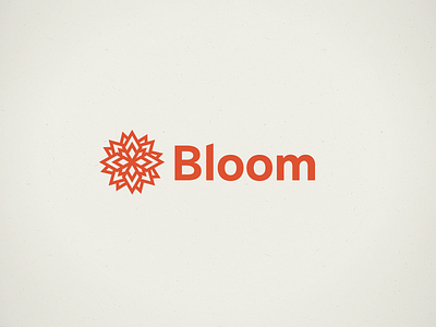 Bloom branding flower logo