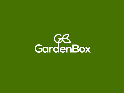 GardenBox Alt 1 box branding garden green logo organic plant