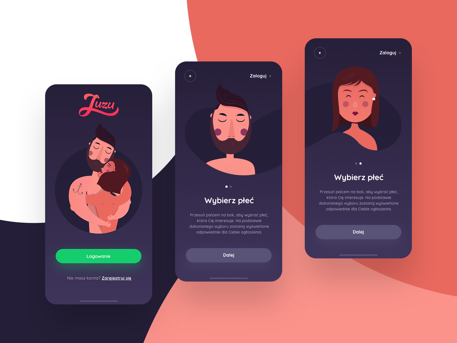 Zuzu — Welcome Screens By Rafał Olbromski On Dribbble