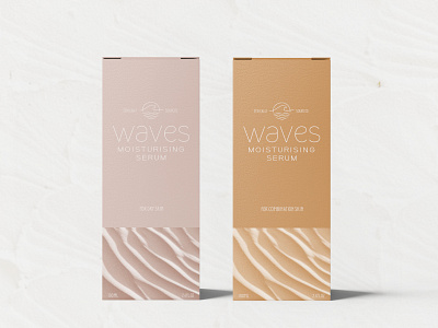 Waves affinity affinity designer beauty branding cosmetic logo cosmetic mockup cosmetic packaging cosmetics design graphic design logo logodesign logotype package design package mockup waves