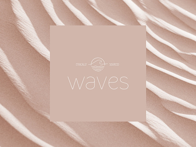 Waves affinity affinity designer beauty brand design brand identity branding cosmetic logo cosmetics design ethically sourced graphic design logo logo design logo mark logotype visual identity waves