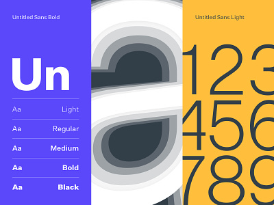 Untitled Sans Specimen animation app brand clean design digital engine digital font identity layout logo minimal print specimen swiss type art typeface typography ui