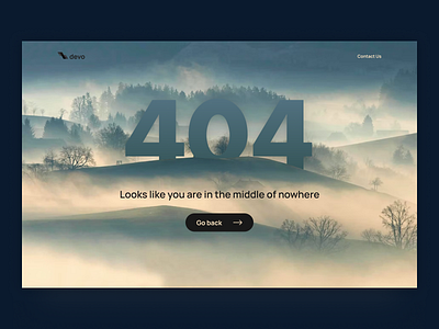 404 Page dailyui dailyui008 error page figma website landing page page 404 ui ux web design website design