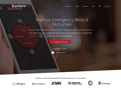 Pulsara design website