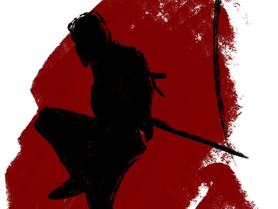 Ninja illustration by Thejas HR on Dribbble