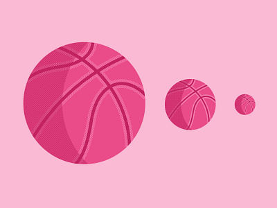 Emoji Series: Dribbble Basketball basketball dribbble emoji illustration illustrator patterns vector