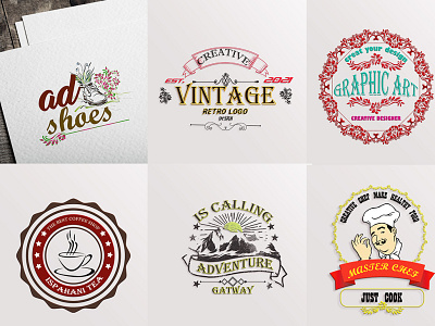 I will design best vintage or retro logo