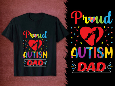 Autism Day T-Shirt Design.