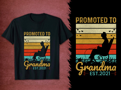 Grandma T-Shirt Design active shirt branding clothing custom t shirt design graphic design illustration logo merchandise motion graphics shirt svg bundle t shirt printing tshirt typography t shirt ui uniforms vector t shirt vintage t shirt workwear