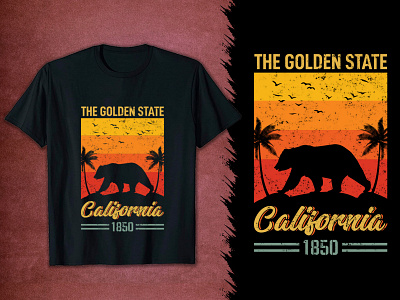 California T-Shirt Design
