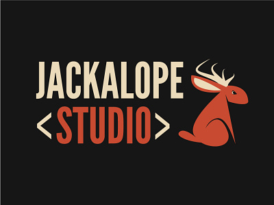 Jackalope Studio Logo Design branding logo wordmark