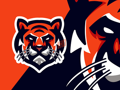 Head Tiger Logo mascot aggression animals logo art character club collection draw esports eagle eagle logo emblem esports fauna logo badge owl logo set symbol tiger tiger logo tiger mascot wildcat