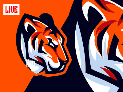 Tiger Mascot Character angry tiger animals animals logo character design draw esports eagle logo logo mascot mascot angry owl owl logo tiger tiger king tiger logo tiger mascot ui