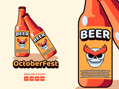 Octoberfest Beer Bottle beer beer icon bottle bottle beer character icon bottle octoberfest