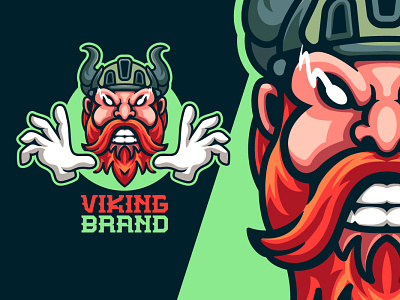Viking Mascot Logo Templates