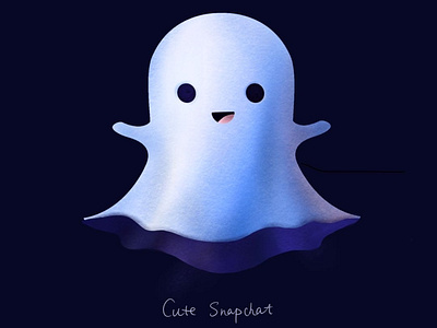 Cute snapchat illustration