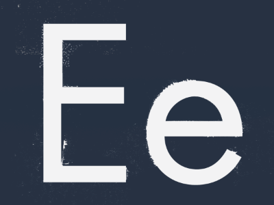 E is for... in progress raster type