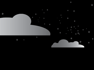 night time clouds in progress sky stars vector