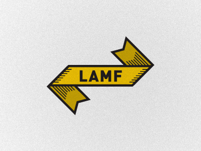 lamf award banner gold lamf ribbon