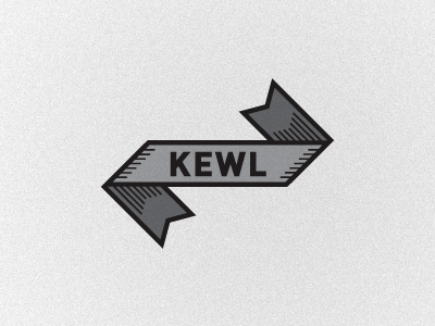 kewl award banner kewl ribbon silver