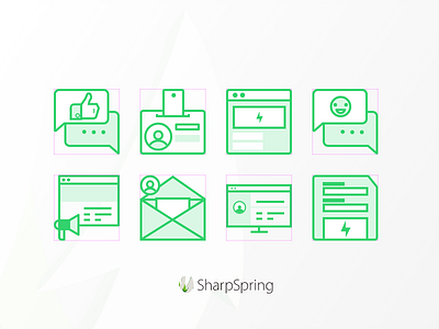 SharpSpring Icon Set WIP