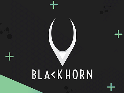 Blackhorn branding logo robots stationery technology uiux web design