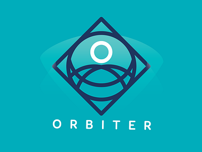 Orbiter Logo brand branding concept design destiny geometric gradient icon logo planet space vector