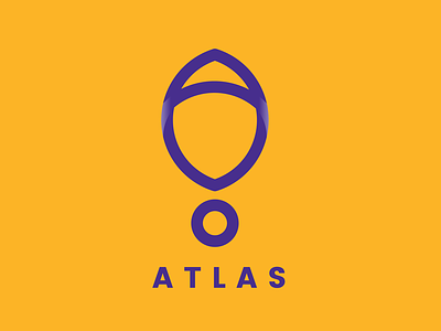 Atlas Logo abstract brand branding design gradient icon identity illustration logo planet space vector