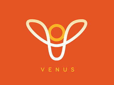 Venus Logo brand design identity illustration logo solar space planet vector venus