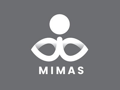 Mimas Logo brand branding design icon illustration logo mark planet rocket space vector