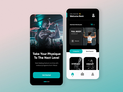 Fitbud - Gym/Workout App Design Concept