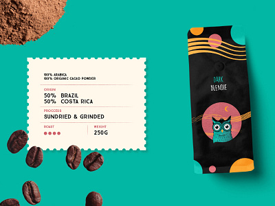 Owlie Coffee Packaging