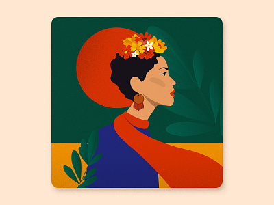 Women’s History Month - Frida Kahlo artist digital art digital artist female female character frida frida kahlo girl illustration illustration digital illustrator painter portrait talenthouse vector women