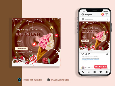 Social media Instagram design