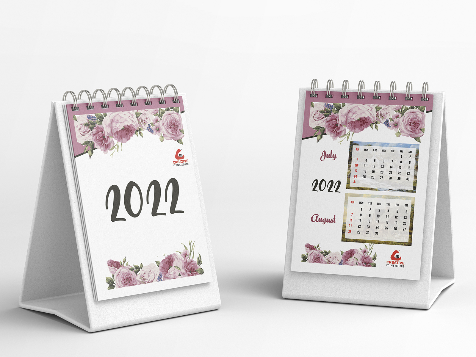 Desktop Calendar Design by Nadia on Dribbble