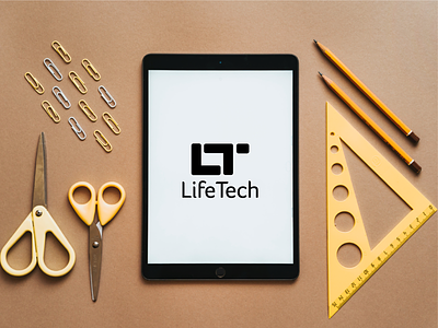 Life Tech Latter mark Logo creative logo design
