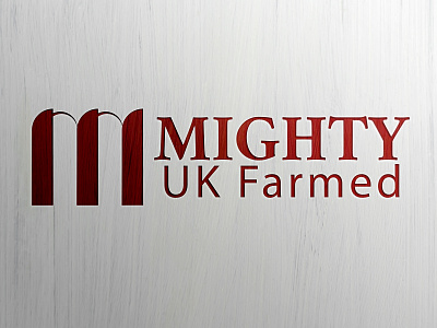 Mighty UK Farmed Logo creative logo design