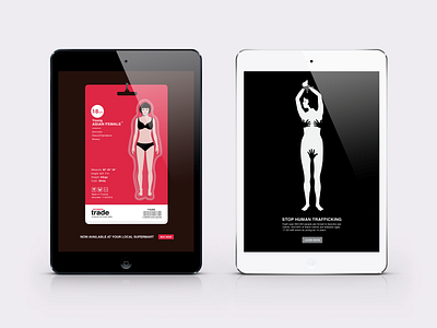 Human Trafficking | AD Design ad flipboard human trade human trafficking minimalism packaging sex trafficking